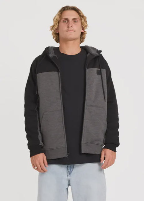 Volcom - Men's Division Lined Zip Up Hoodie