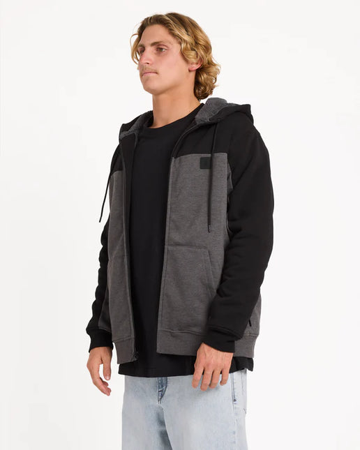Volcom - Men's Division Lined Zip Up Hoodie