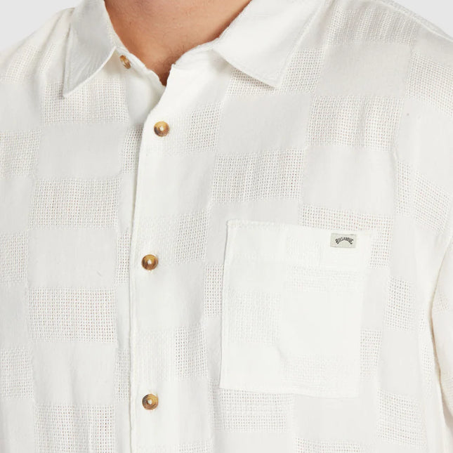 Billabong - Sundays Jaquard Short Sleeve Shirt (Off White)