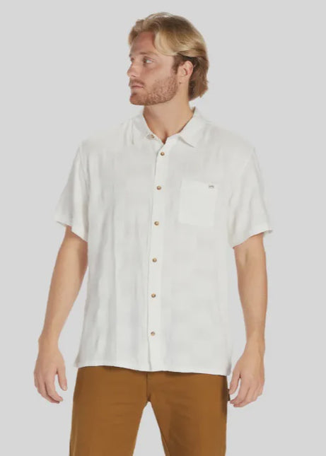Billabong - Sundays Jaquard Short Sleeve Shirt (Off White)
