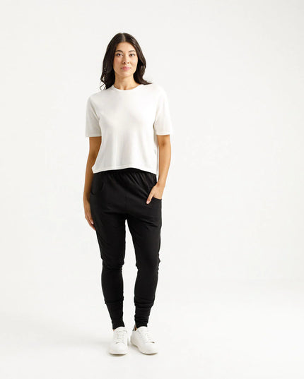 Home Lee - Apartment Pants (Black with Cany Pink)