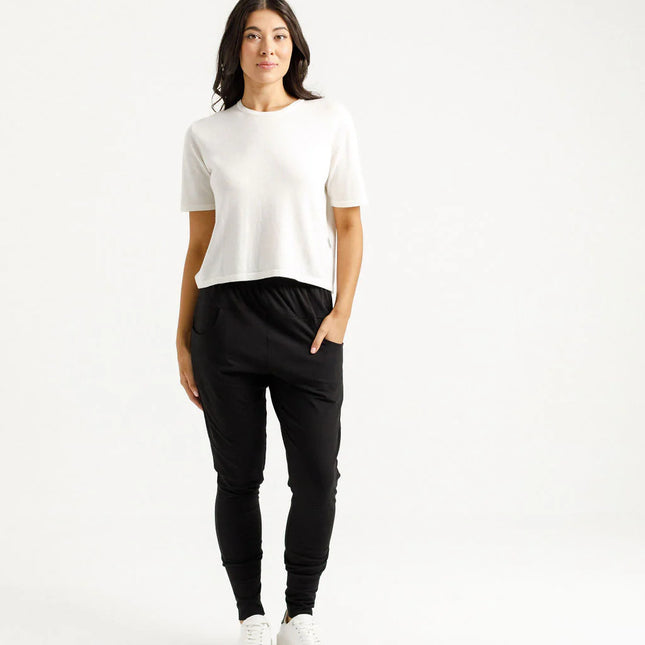 Home Lee - Apartment Pants (Black with Cany Pink)