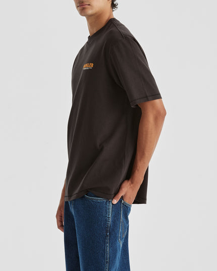 Wrangler - Editorial Slacker Tee (Worn Black)