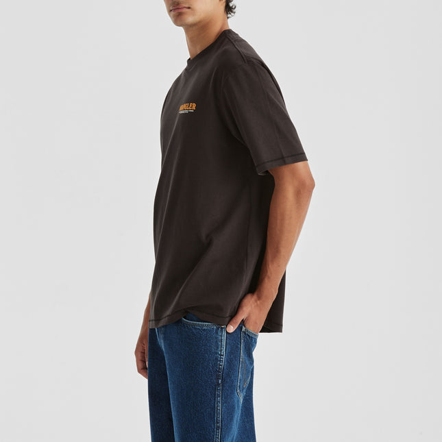 Wrangler - Editorial Slacker Tee (Worn Black)