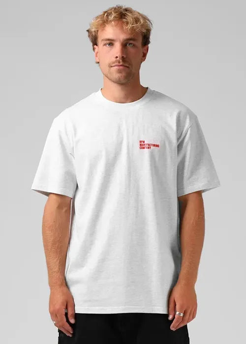 RPM - Base Tee (White Marle)