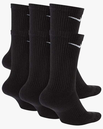 Nike - Everyday Plus Cotton Cushioned Crew 6pk (Black)
