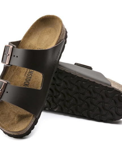 Birkenstock - Arizona Smooth Leather Regular (Dark Brown)