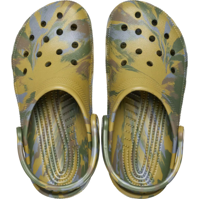Crocs - Classic Marbled Clog (Aloe/Multi)