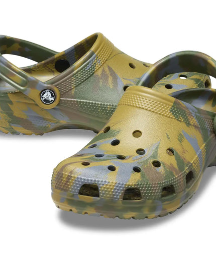Crocs - Classic Marbled Clog (Aloe/Multi)