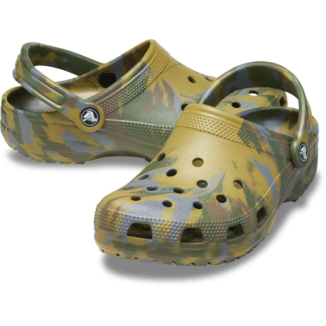 Crocs - Classic Marbled Clog (Aloe/Multi)