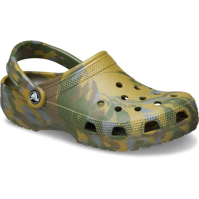 Crocs - Classic Marbled Clog (Aloe/Multi)