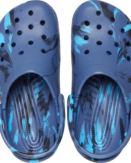 Crocs - Classic Marbled Clog Toddlers (Navy/Multi)