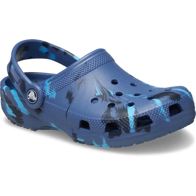 Crocs - Classic Marbled Clog Toddlers (Navy/Multi)