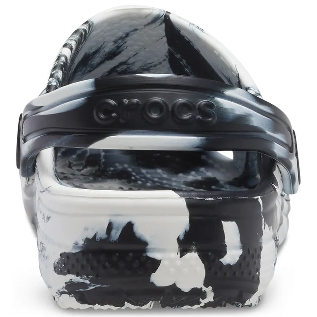 Crocs - Classic Marbled Clog Kids (Marbled Black White)