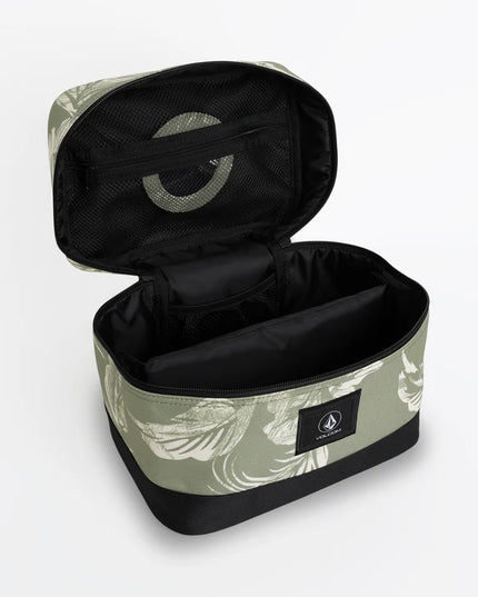 Volcom - Patch Attack Delux Makeup Bag (Moss Stone)