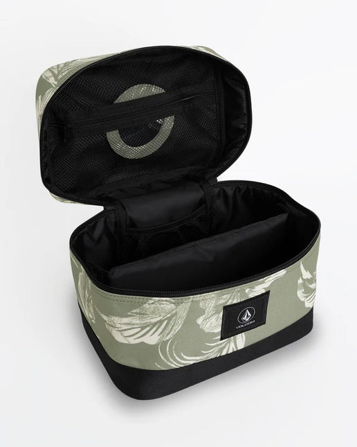 Volcom - Patch Attack Delux Makeup Bag (Moss Stone)