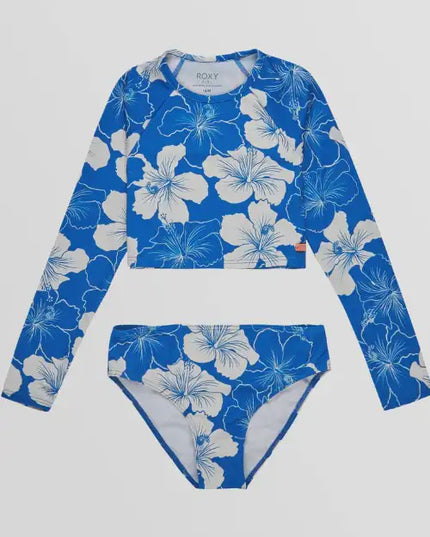 Roxy - Hippy Hibiscus Crop Lycra Set
