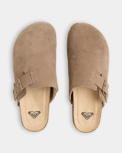 Roxy - Zeliah Sin Fur Slide (Taupe)