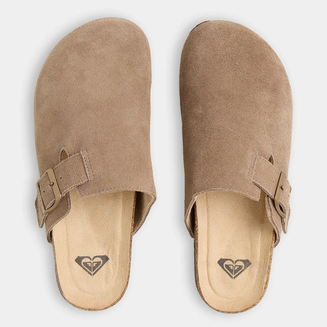 Roxy - Zeliah Sin Fur Slide (Taupe)