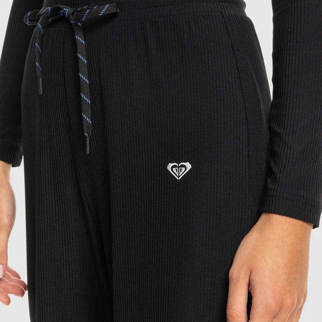 Roxy - Rise & Vibe Rib Wide Leg Pants