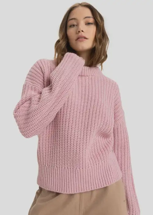 Roxy - Coming Home Sweater (Mauve Bleach)