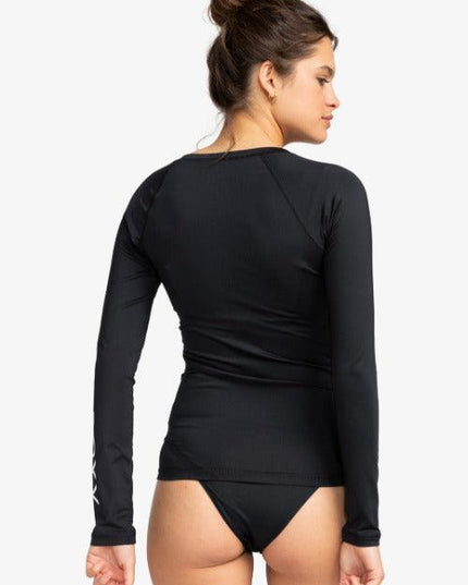 Roxy - New Essentials Long Sleeve Zipped Lycra - Westside Surf + Street