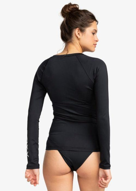 Roxy - New Essentials Long Sleeve Zipped Lycra - Westside Surf + Street