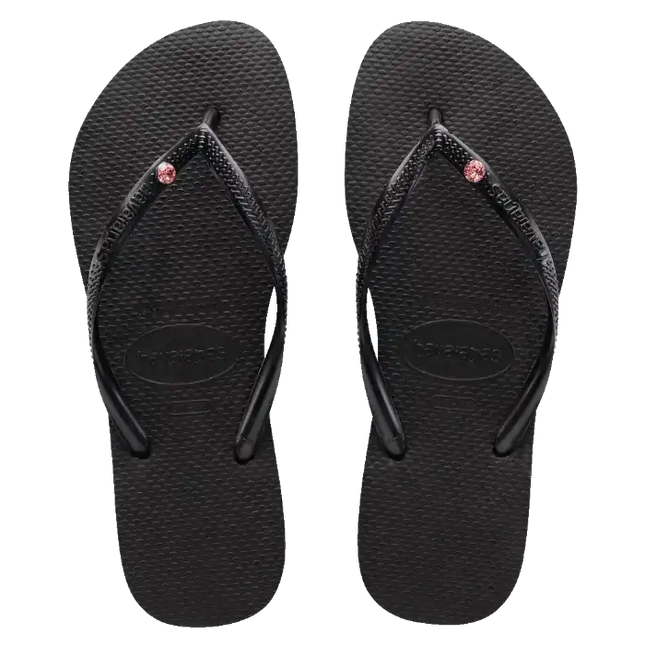 Havaianas - Slim SW APAC Crystal (Black/Light Rose)