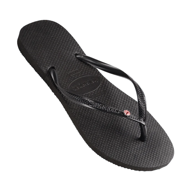 Havaianas - Slim SW APAC Crystal (Black/Light Rose)