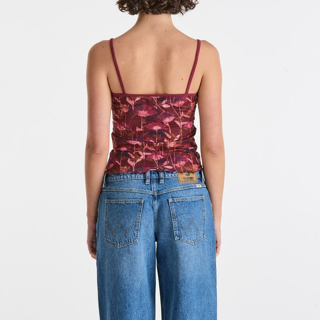 Wrangler - Floral Fields Mesh Top