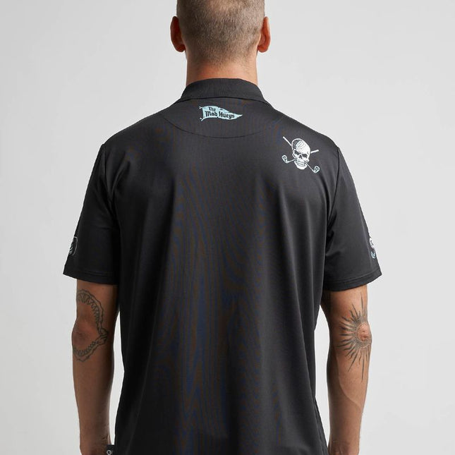 The Mad Hueys - Hittin Fk All Short Sleeve Golf Polo