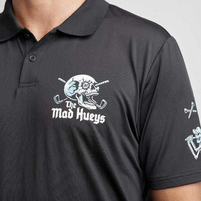 The Mad Hueys - Hittin Fk All Short Sleeve Golf Polo