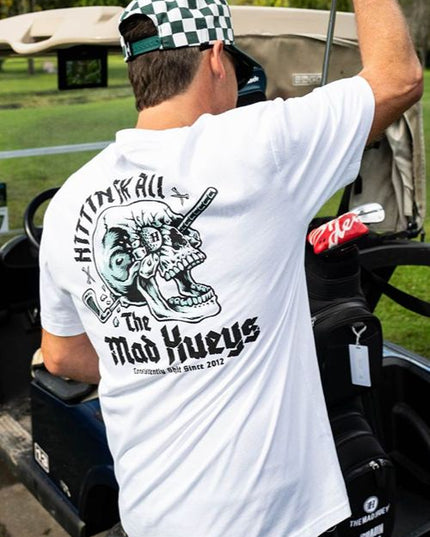The Mad Hueys - Hittin Fk All Short Sleeve Tee (White)