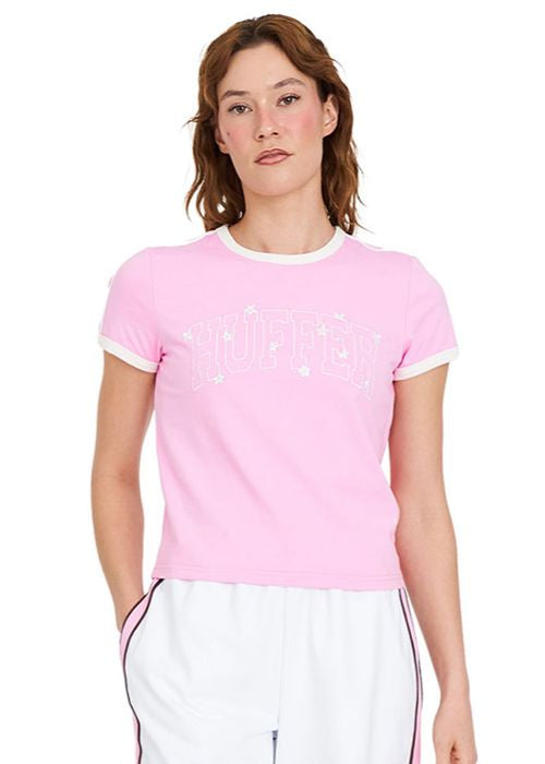 Huffer - Ringer Tee - In Bloom