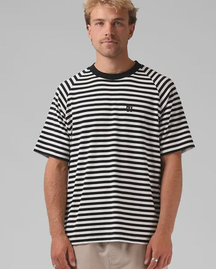 RPM - Stripe Raglan Tee