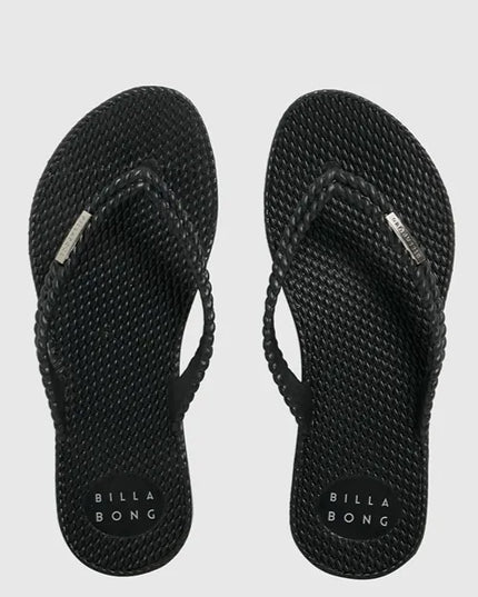 Billabong - Kick Back Thong (Black/Silver)