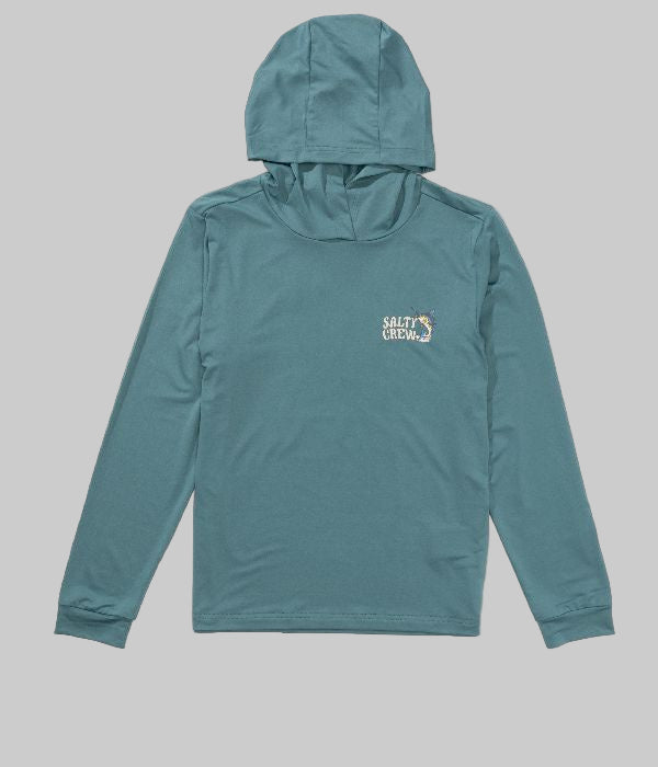 Salty Crew -Big Bill Boys Hood Sunshirt (Hydro)