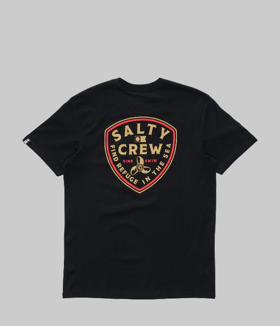 Salty Crew -Rotor Premium Short Sleeve Tee (Black)