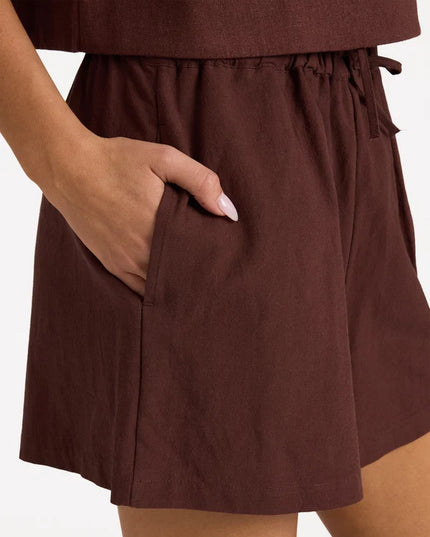 Roxy - Womens Place To Be Linen Shorts
