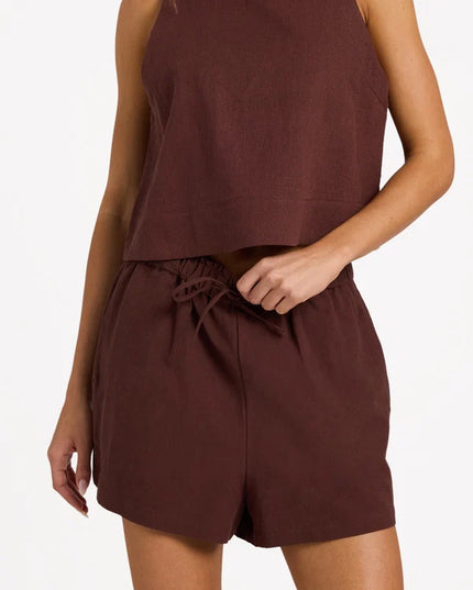 Roxy - Womens Place To Be Linen Shorts