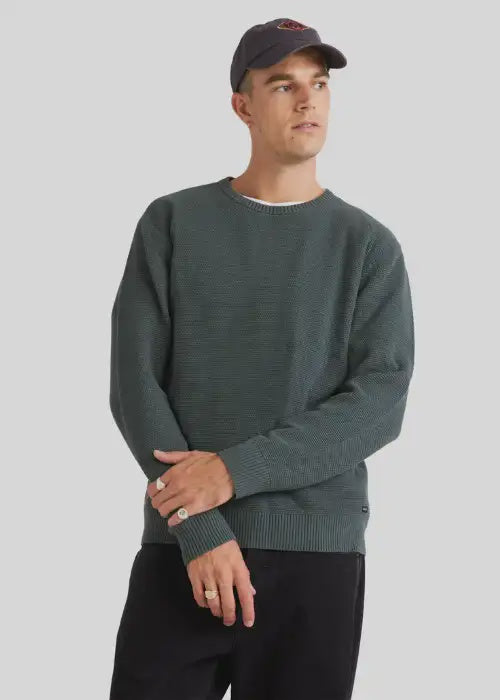 RVCA - Duke Crew Knit (Olive)