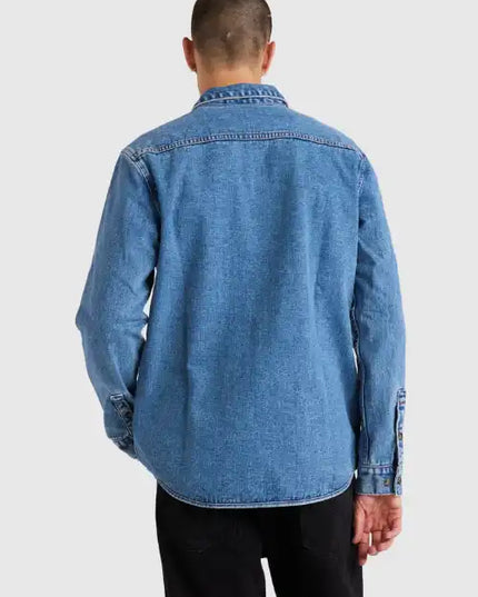 RVCA - Classic Denim Long Sleeve Shirt