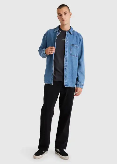 RVCA - Classic Denim Long Sleeve Shirt
