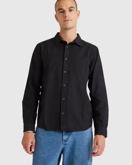RVCA - Base Linen Long Sleeve Shirt