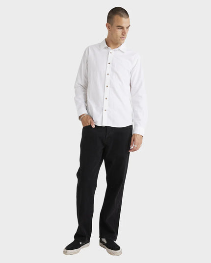 RVCA - Base Linen Long Sleeve Shirt