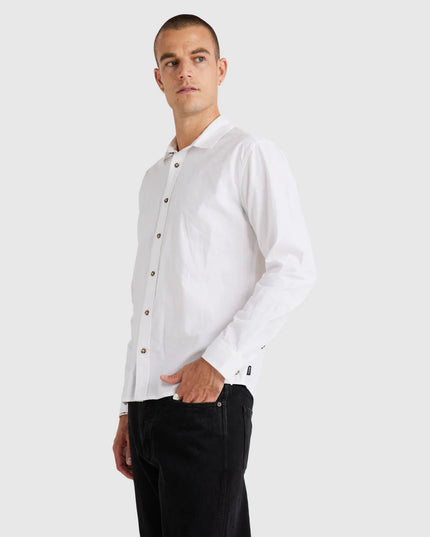 RVCA - Base Linen Long Sleeve Shirt
