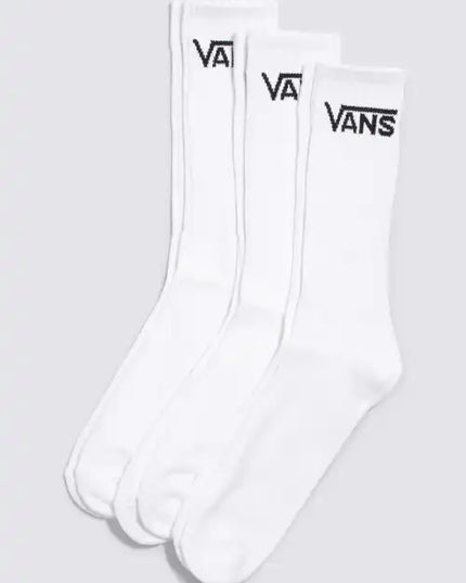 Vans - Classic Crew Sock 3 Pack (White)