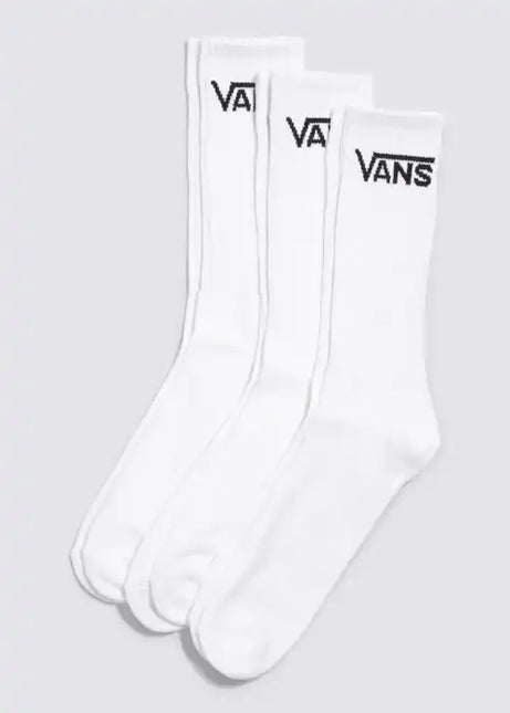 Vans - Classic Crew Sock 3 Pack (White)