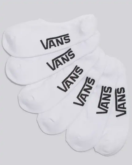 Vans - Classic Super No Show Socks 3 Pack (White)