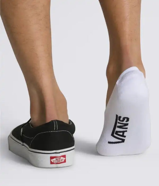Vans - Classic Super No Show Socks 3 Pack (White)
